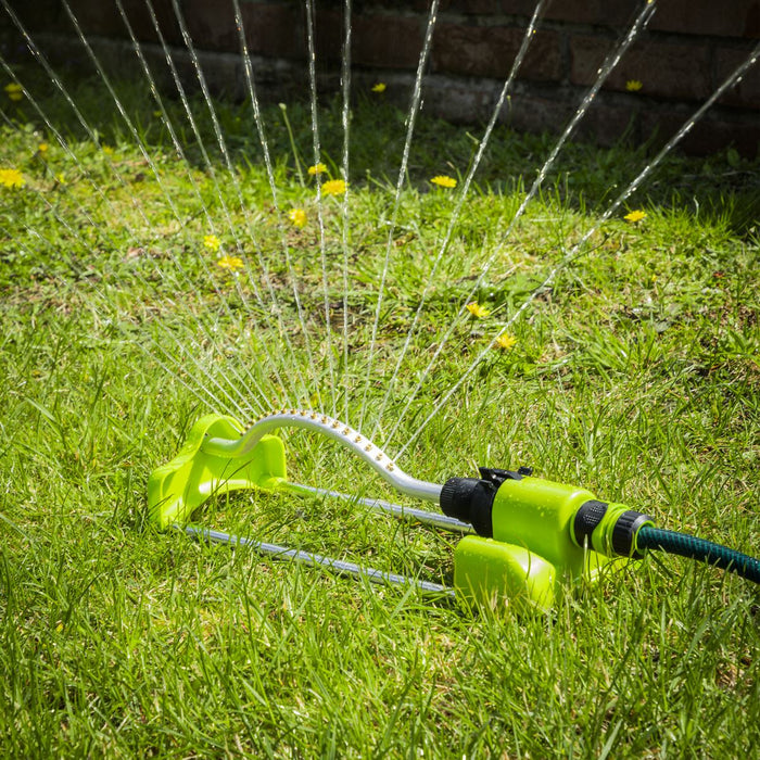 Sealey Oscillating Sprinkler - Brass Heads 17 Nozzle JS2122 Sealey - Dynamic Drive