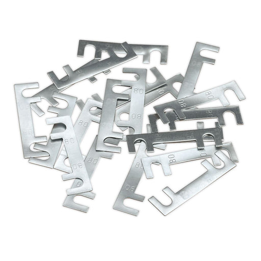 Sealey 80A Fuse 40 x 11mm - Pack of 20 120/802260 Sealey - Dynamic Drive