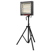 Sealey Ceramic Heater with Telescopic Tripod Stand 1.4/2.8kW 230V Sealey  - Dynamic Drive