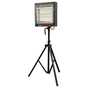 Sealey Ceramic Heater with Tripod Stand 1.4/2.8kW 230V CH30S Sealey - Dynamic Drive