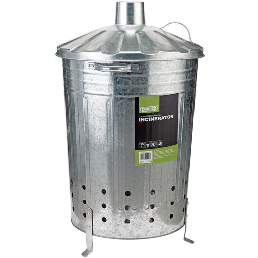 Draper Galvanised Garden Incinerator, 85L 53253 Draper - Dynamic Drive