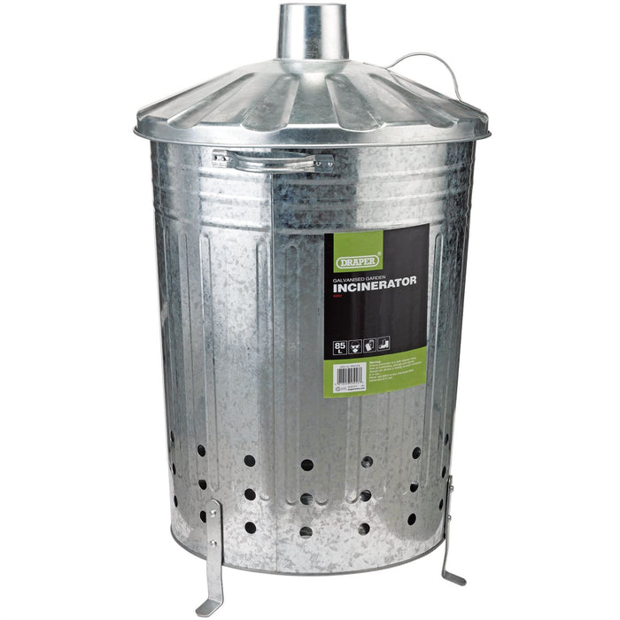 Draper Galvanised Garden Incinerator, 85L 53253 Draper - Dynamic Drive