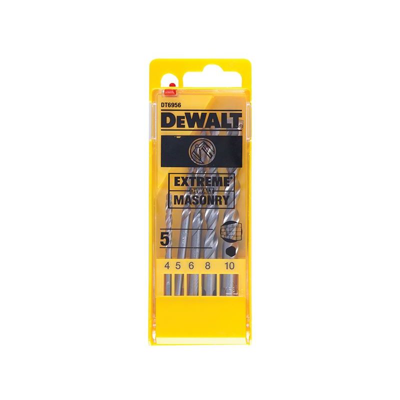 Dewalt Power Tools Extreme Masonry Drill Bit Set, 5 Piece DeWALT Power Tools - Dynamic Drive