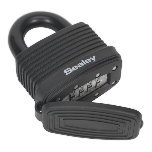 Sealey Steel Body Weatherproof Combination Padlock 48mm PL302CW Sealey - Dynamic Drive