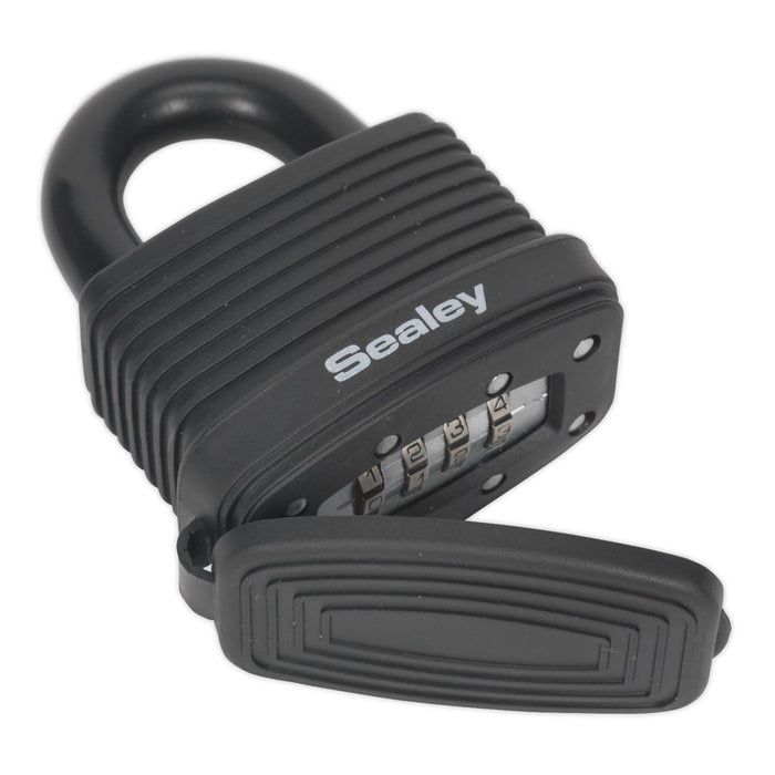 Sealey Steel Body Weatherproof Combination Padlock 48mm PL302CW Sealey - Dynamic Drive