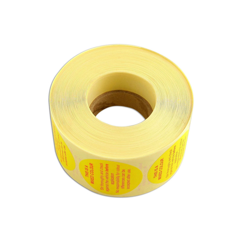 Power-Tec Colour Disclaimer Labels 1,000pcs 91413 Power-Tec - Dynamic Drive