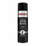 4x Simoniz Large Satin Black Acrylic Aerosol Car Spray Paint 500ml SIMP16D Simoniz - Dynamic Drive