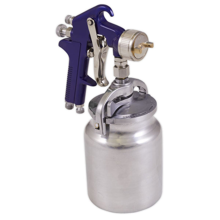 Sealey Suction Feed Spray Gun 1.7mm Set-Up S717 Sealey - Dynamic Drive