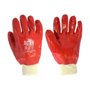 Scan PVC Knitwrist Gloves - L (Size 9) Scan - Dynamic Drive