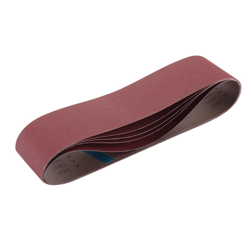Draper Cloth Sanding Belt, 100 x 915mm, 180 Grit (Pack of 5) 09272 Draper - Dynamic Drive