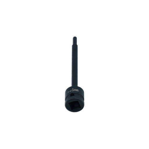 Laser Extra Long Impact Hex Bit 1/2"D 5mm 8581 Laser - Dynamic Drive