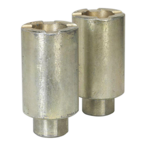 Sealey Extension Lift Adaptor 100mm (Pair) SJBEXLP100A Sealey - Dynamic Drive