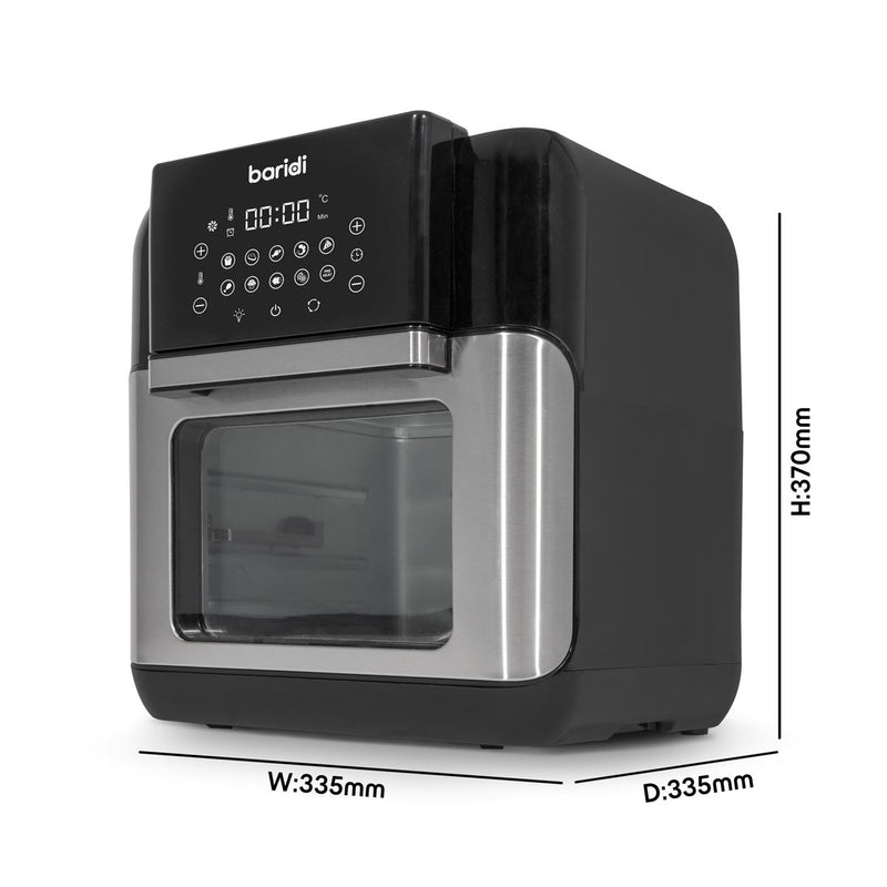 Baridi Air Fryer & Rotisserie Oven 12L Capacity DH170 Baridi - Dynamic Drive