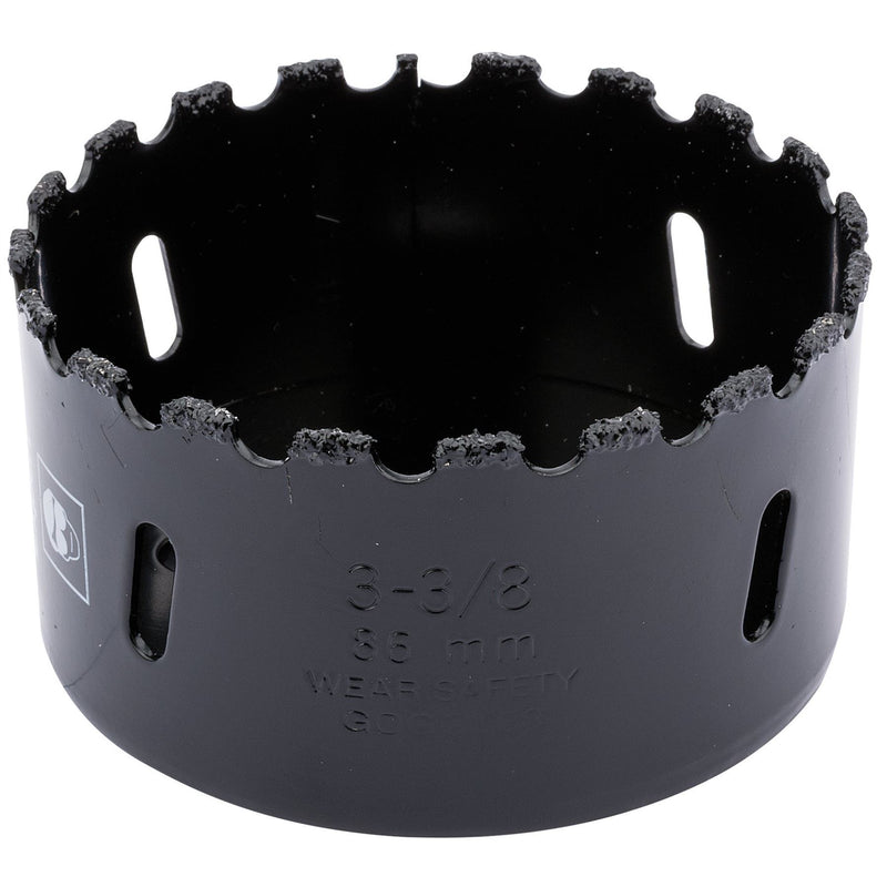 Draper Tungsten Carbide Grit Hole Saw, 86mm 34961 Draper - Dynamic Drive
