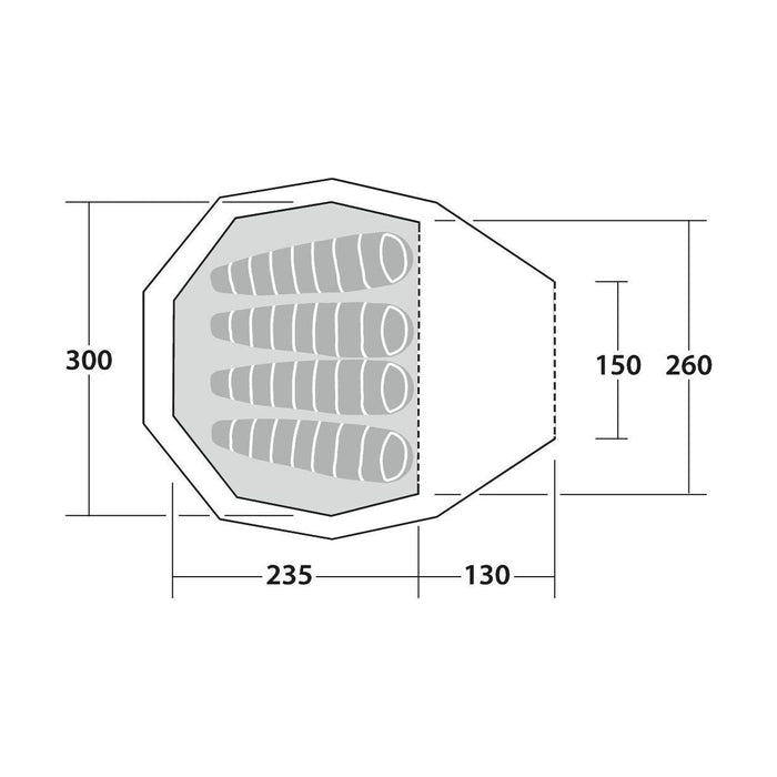 Robens Fairbanks 4 Berth Poled Tent Robens - Dynamic Drive