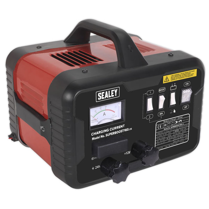 Sealey SUPERBOOST160 230V Battery Starter/Charger 160/40Amp 12/24V Sealey  - Dynamic Drive