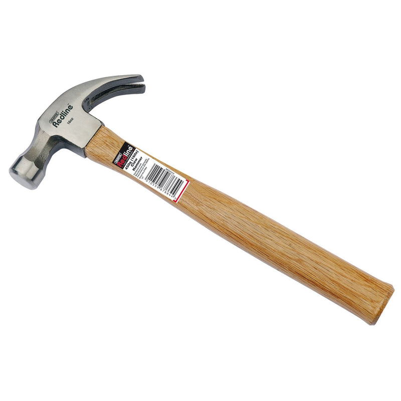 Draper Claw Hammer with Hardwood Shaft, 450g/16oz 67664 Draper - Dynamic Drive