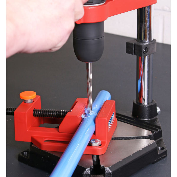 Sealey Drill Stand with Cast Iron Base 500mm & 65mm Vice DS01 Sealey - Dynamic Drive