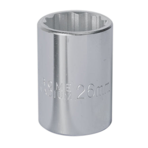 Sealey WallDrive Socket 26mm 3/4"Sq Drive S34/26 Sealey - Dynamic Drive