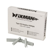 Fixman Type 90 Staples 5000pk 5.80 x 10 x 1.25mm Fixman - Dynamic Drive