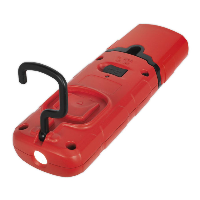 Sealey Rechargeable LED Inspection Lamp 360 COB Work Light Super Bright Red Sealey  - Dynamic Drive