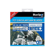 Bluespot Tools 184mm Circular Saw Blade Set, 3 Piece BlueSpot Tools - Dynamic Drive
