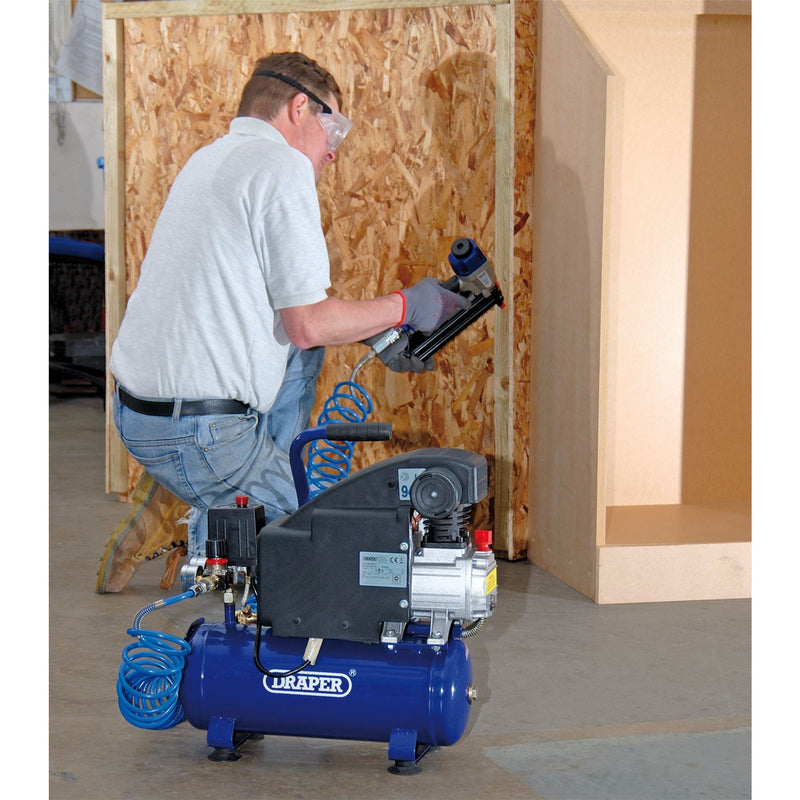 Draper Air Compressor, 8L, 0.75kW 24975 Draper - Dynamic Drive