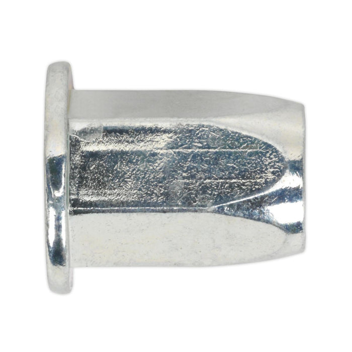 Sealey Threaded Insert (Rivet Nut) M8 Full Hex Standard Flange Pack of 50 TIFHM8 Sealey - Dynamic Drive