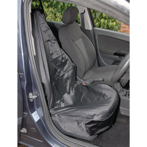 Draper Side Airbag Compatible Polyester Front Seat Cover 22596 Draper - Dynamic Drive