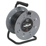 Sealey Cable Reel 50m 4 x 230V 1.25mmï Thermal Trip BCR50 Sealey - Dynamic Drive