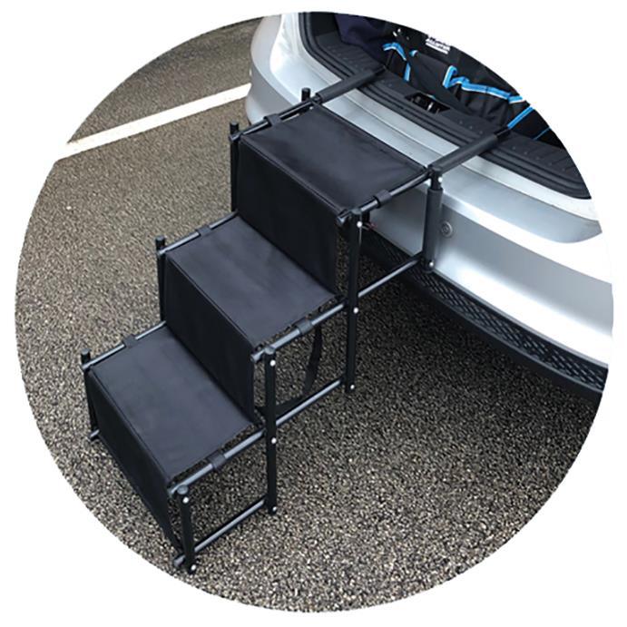 4 Tier Step Dog Animal Disability Car step Aid High Quality Suitable For 45kg PLS - Dynamic Drive