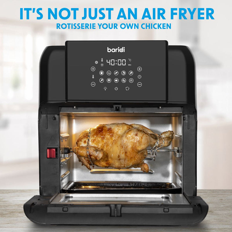Baridi Air Fryer & Rotisserie Oven 12L Capacity DH170 Baridi - Dynamic Drive