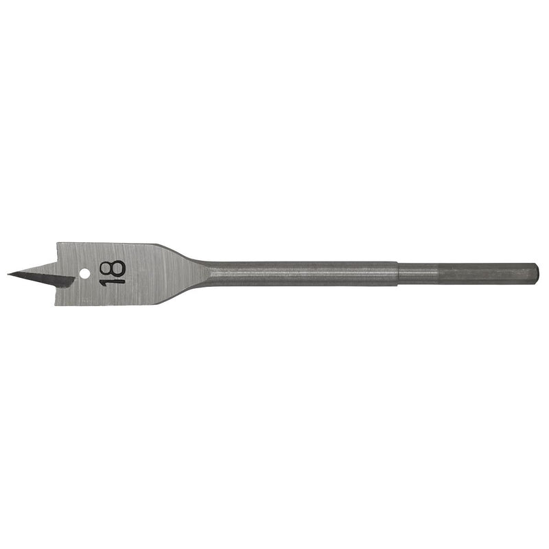 Sealey Flat Wood Bit18mm x 152mm FWB18 Sealey - Dynamic Drive