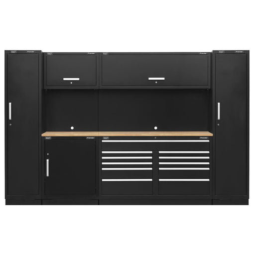 Sealey Premier Premier Storage System with Pressed Wood Worktop 3.55m Sealey Premier - Dynamic Drive