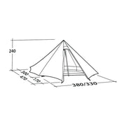 Robens Fairbanks Grande 7 Berth Poled Tent Robens - Dynamic Drive