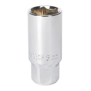 Sealey Spark Plug Socket 21mm 3/8"Sq Drive Magnetic AK6541 Sealey - Dynamic Drive