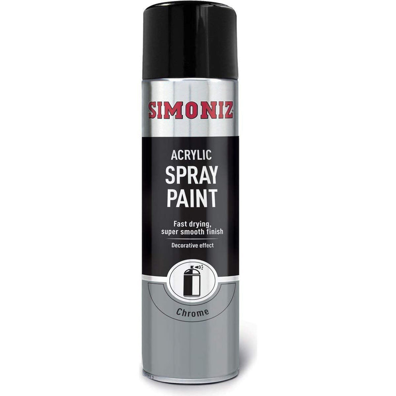 Simoniz Chrome Effect Aerosol High Quality Spray Paint 500ml SIMP20D Simoniz - Dynamic Drive