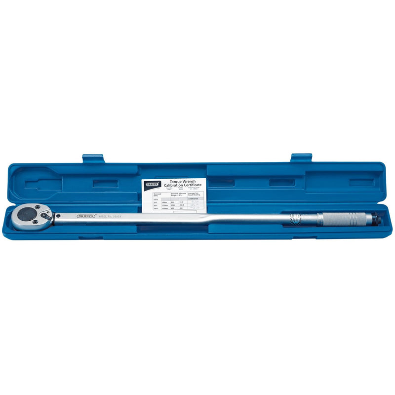 Draper Ratchet Torque Wrench, 3/4" Sq. Dr., 65 - 450Nm/48 - 332lb - ft 34964 Draper - Dynamic Drive