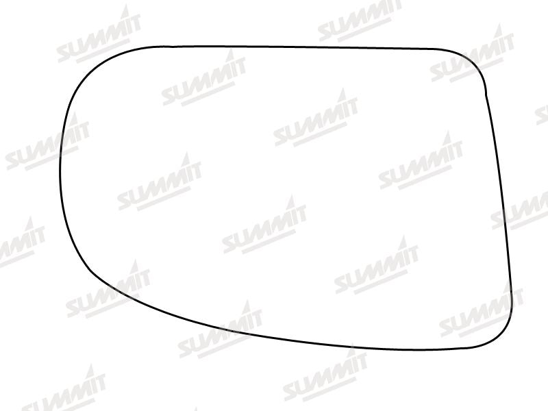 Summit Stick-On Aspheric Mirror Glass fits Vauxhall Vectra 02 on RHS Summit - Dynamic Drive