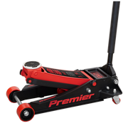 Sealey Trolley Jack 4 Tonne Rocket Lift Red 4040AR Sealey - Dynamic Drive