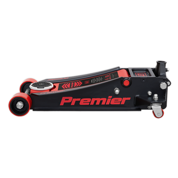 Sealey Trolley Jack 4 Tonne Rocket Lift Red 4040AR Sealey - Dynamic Drive