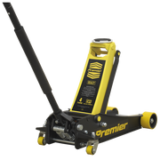 Sealey Trolley Jack 4 Tonne Rocket Lift Yellow 4040AY Sealey - Dynamic Drive