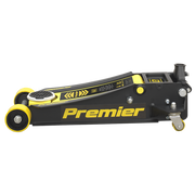 Sealey Trolley Jack 4 Tonne Rocket Lift Yellow 4040AY Sealey - Dynamic Drive