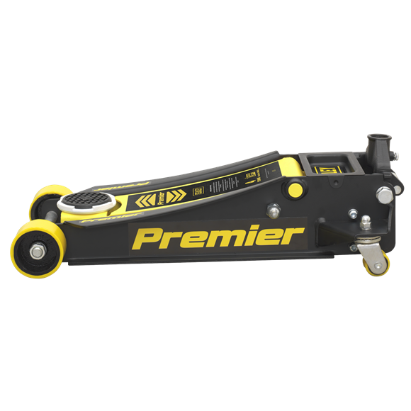 Sealey Trolley Jack 4 Tonne Rocket Lift Yellow 4040AY Sealey - Dynamic Drive