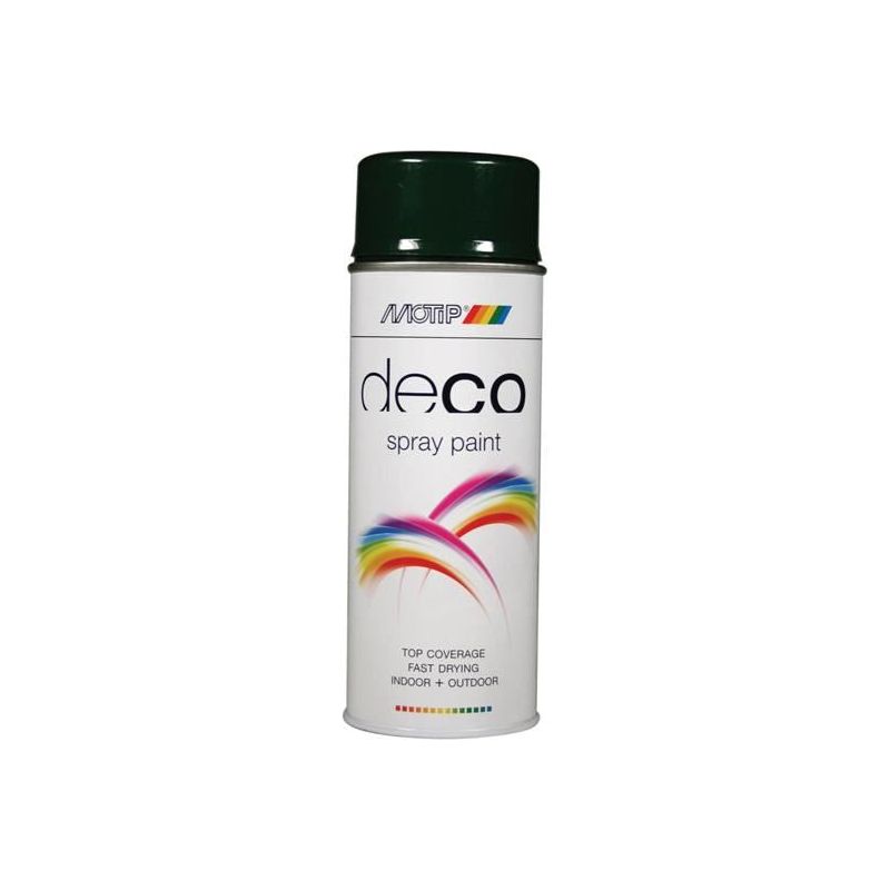 Motip® Deco Spray Paint High Gloss RAL 6009 Fir Green 400ml MOTIP® - Dynamic Drive
