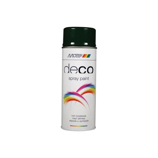 Motip® Deco Spray Paint High Gloss RAL 6009 Fir Green 400ml MOTIP® - Dynamic Drive