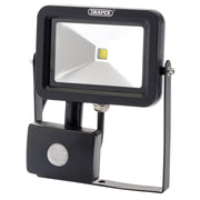 Draper COB LED Slimline Wall Mounted Floodlight with PIR Sensor, 10W, 700 Lumens Draper - Dynamic Drive