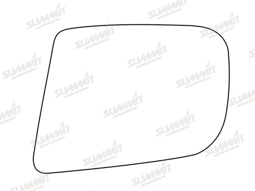 Summit Stick-On Standard Mirror Glass fits Vauxhall Carlton LHS Summit - Dynamic Drive
