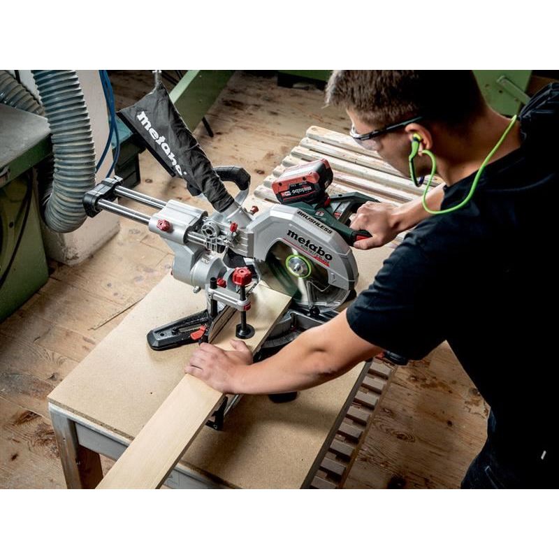 Metabo KGS 18 LTX BL 254 Brushless Mitre Saw 18V 1 x 4.0Ah Li-ion Metabo - Dynamic Drive