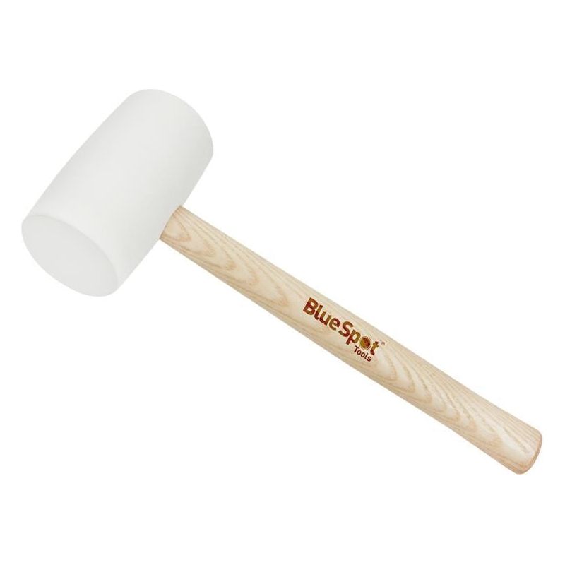 Bluespot Tools White Rubber Mallet 454g (16oz) BlueSpot Tools - Dynamic Drive